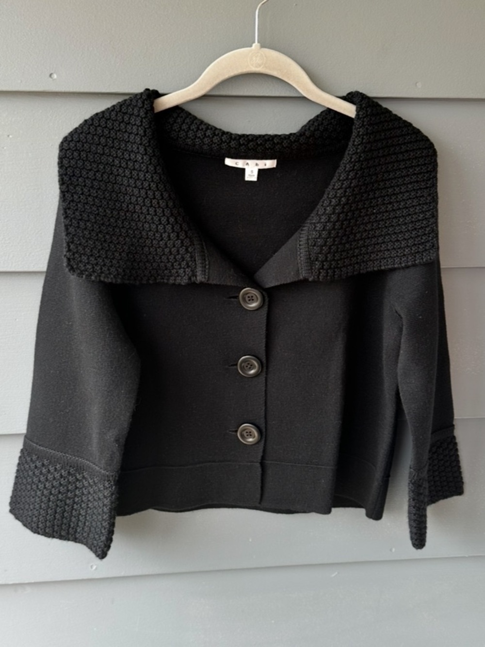 Cabi sz S black sweater EUC